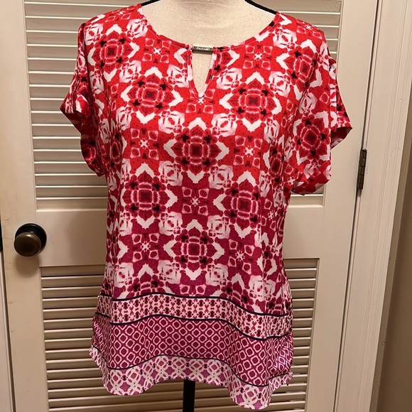 152. Calvin Klein Blouse in Watermelon - Picture 11 of 16